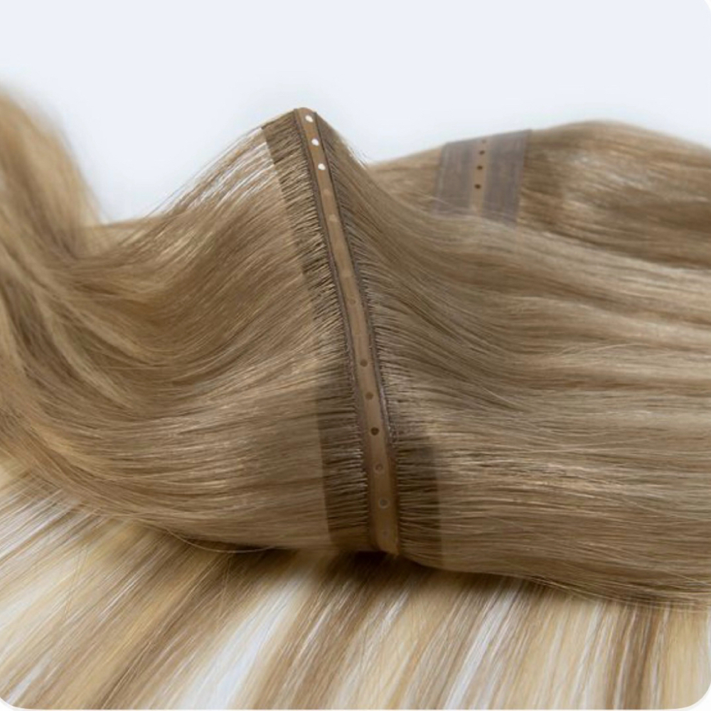 Butterfly Weft Extension at Fusions Hair Design in Libby, MT