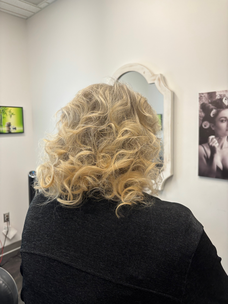 Curling Iron With A Blow Out