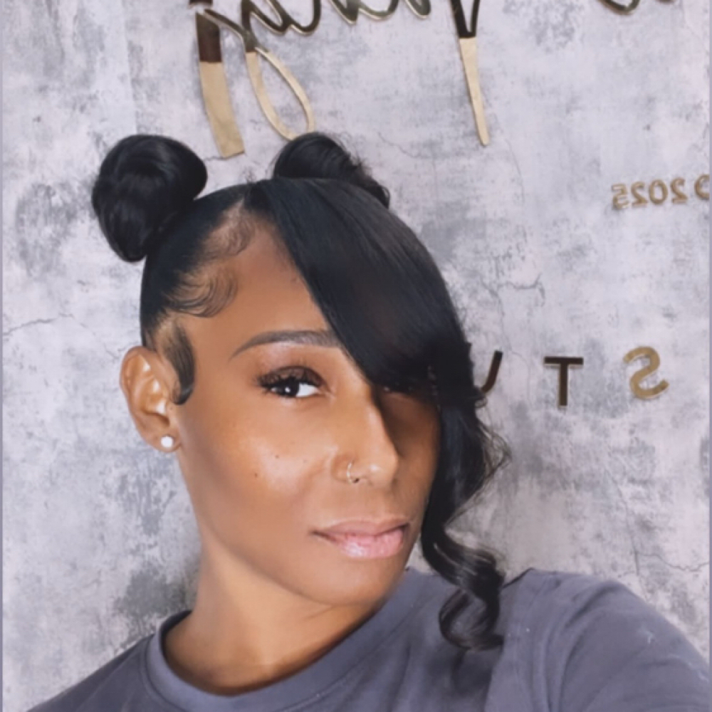 Kash Buns w/Bang at Healthy Hair By Toni in Calumet City, IL