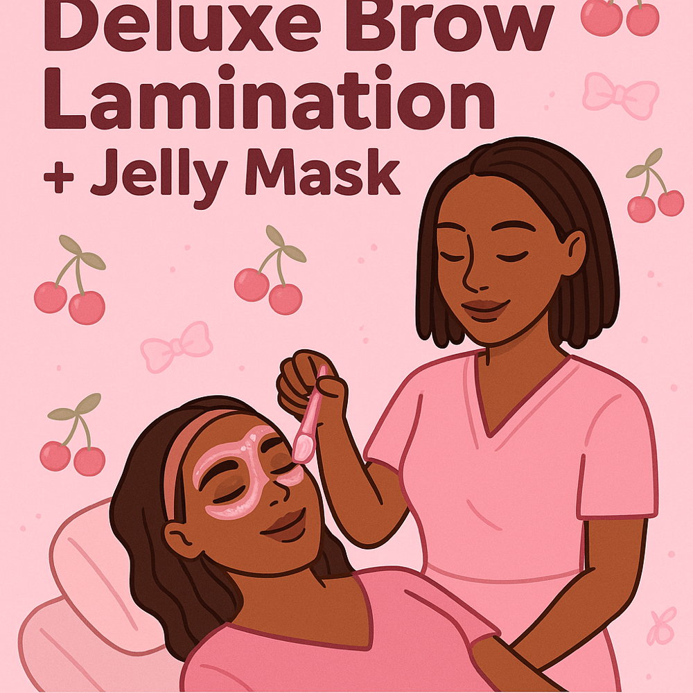 Deluxe Brow Lamination + Jelly Mask