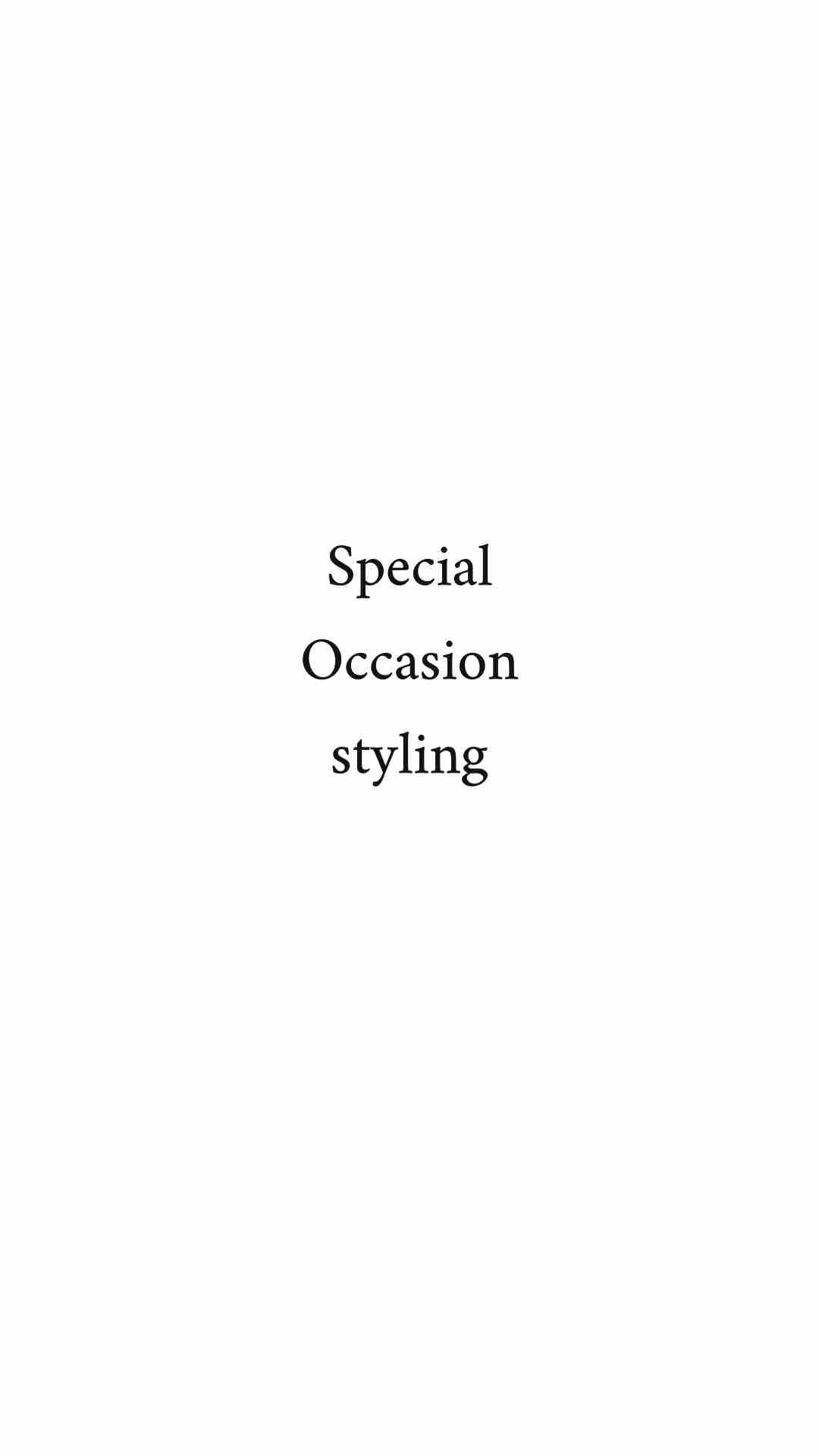 Special Occasion
