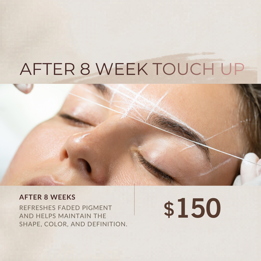 Promo Touch Up (After 8 Weeks) at Pretty & Permanent in Kirkland, WA
