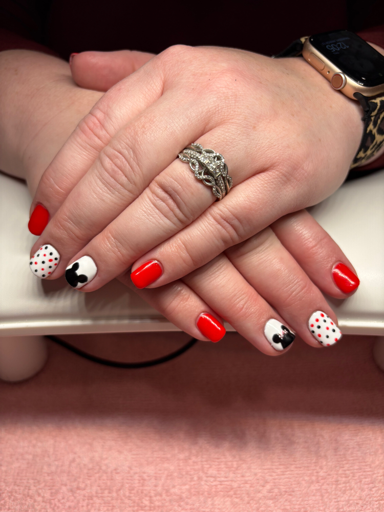 gel polish application