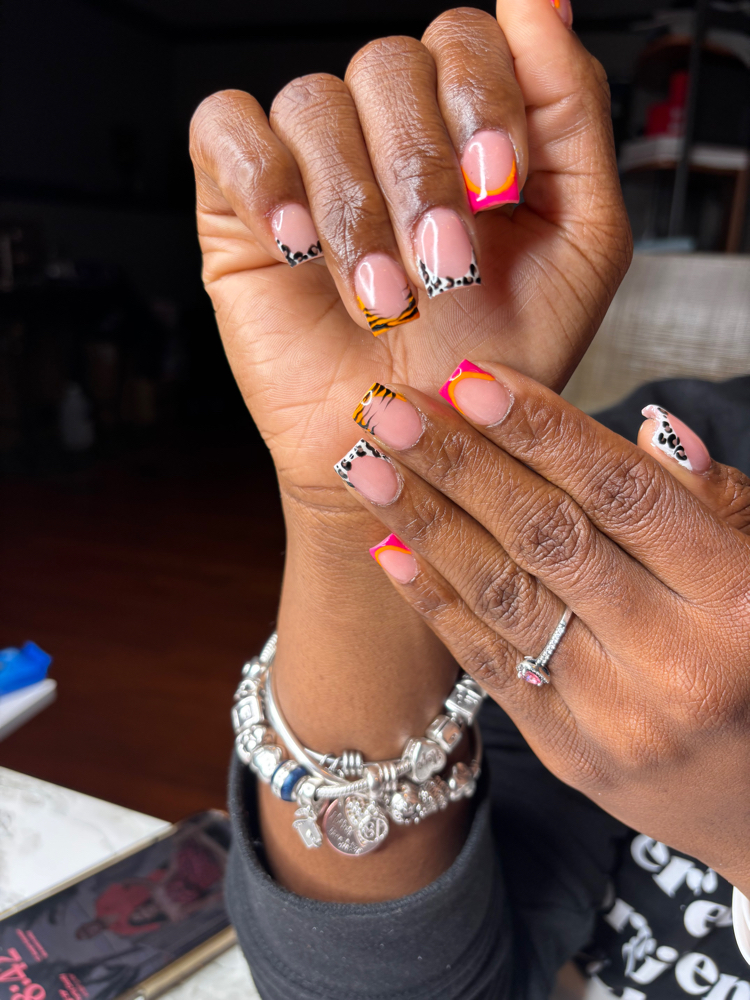 Acrylic Overlay On Natural Nail