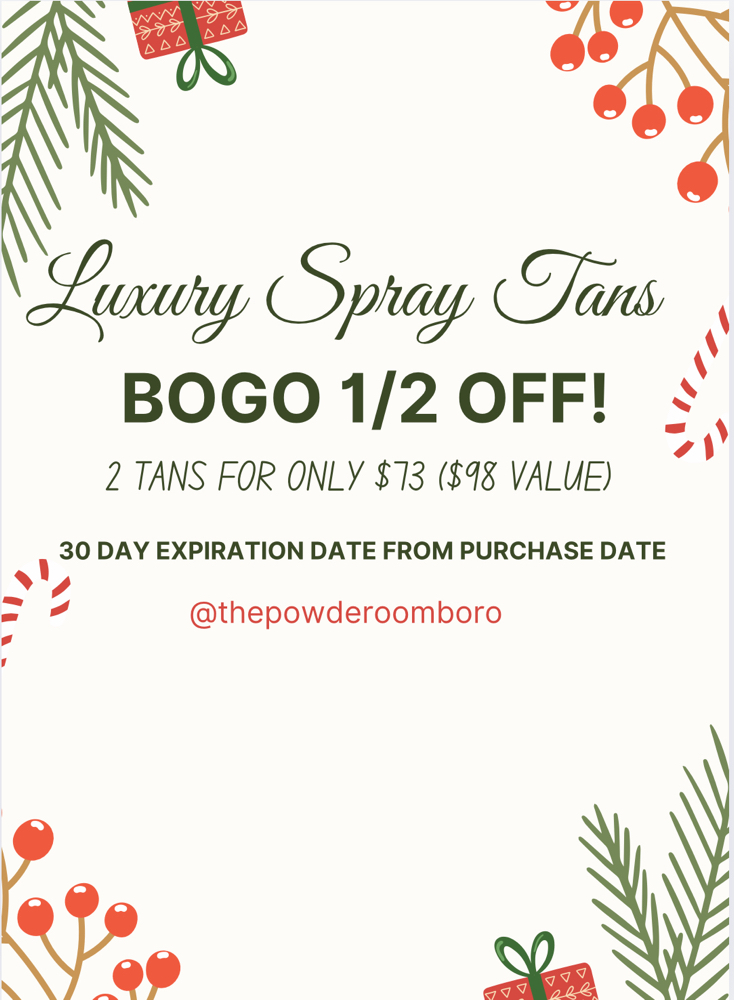 BOGO SPRAY TANS