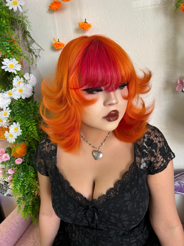 bleach/color retouch