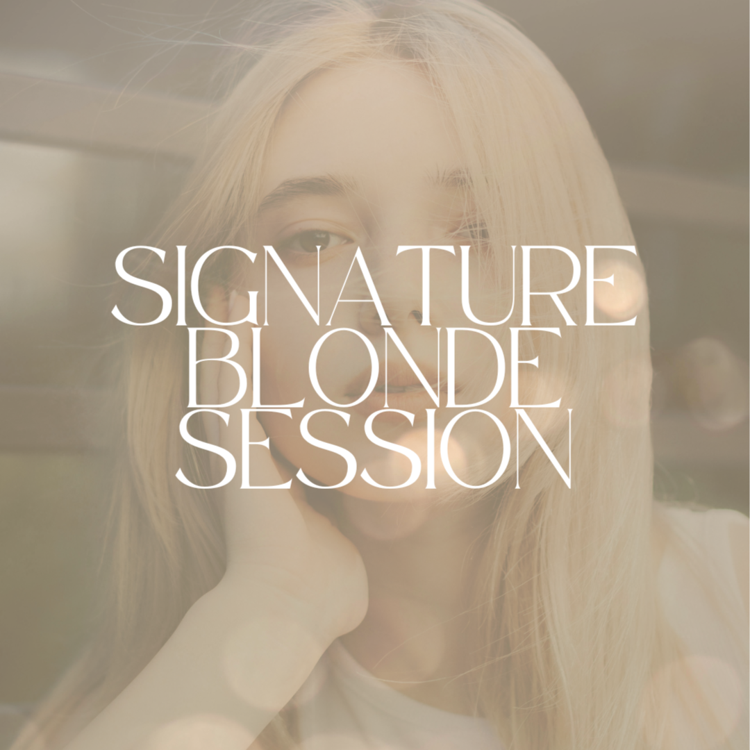 Signature Blonde Session (New) at Lowell Hair in Houston, TX
