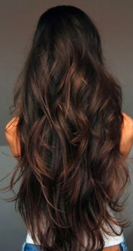Long Hair Blowouts