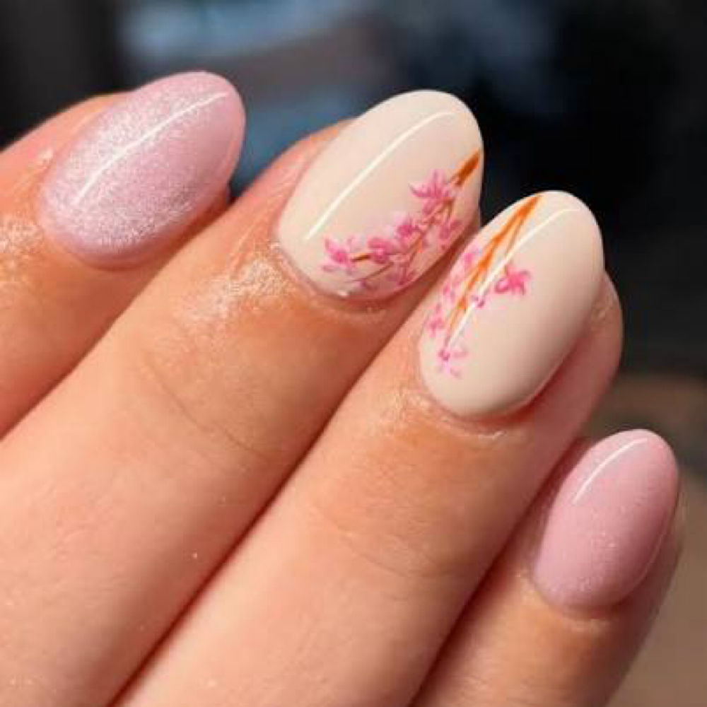 Hand Painted Nail Art (1-4 Nails) at Bombshell Aesthetics in Monaca, PA