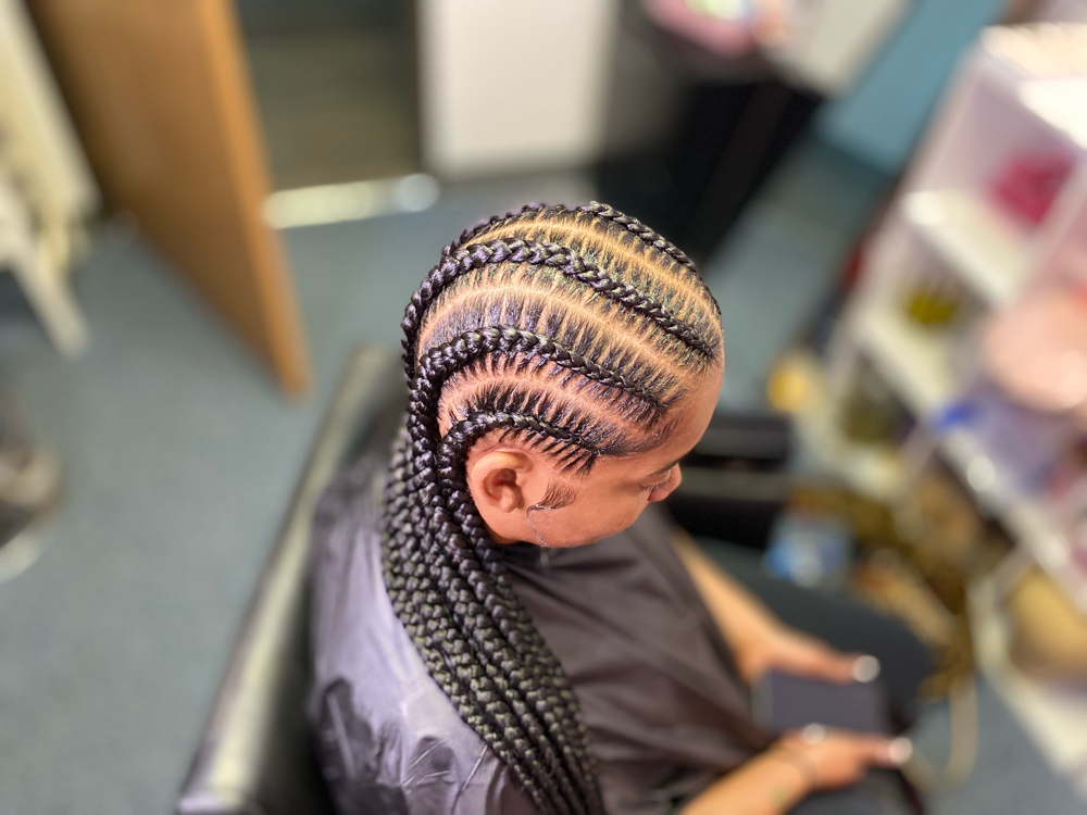 6 Feed In Braids