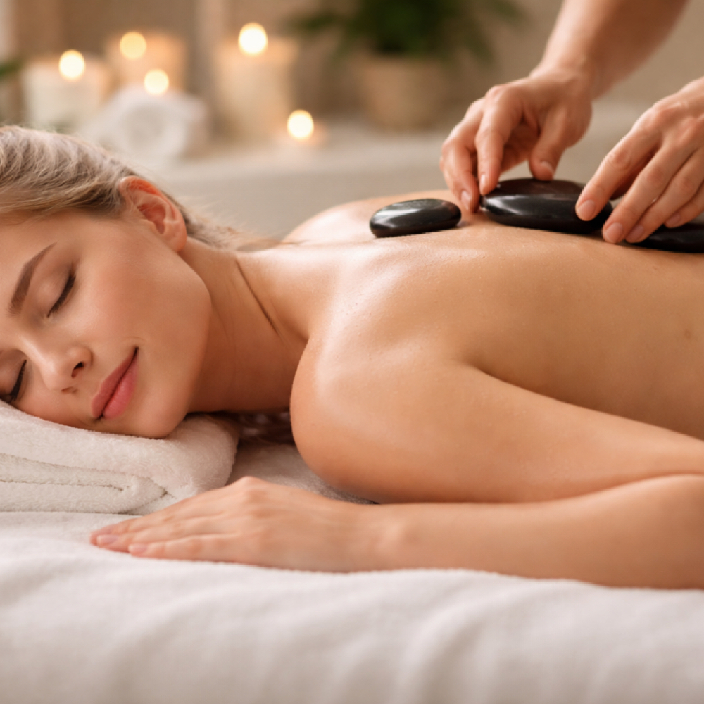 The Relevé Hot Stone Massage at Poised Aesthetics in Scottsdale, AZ