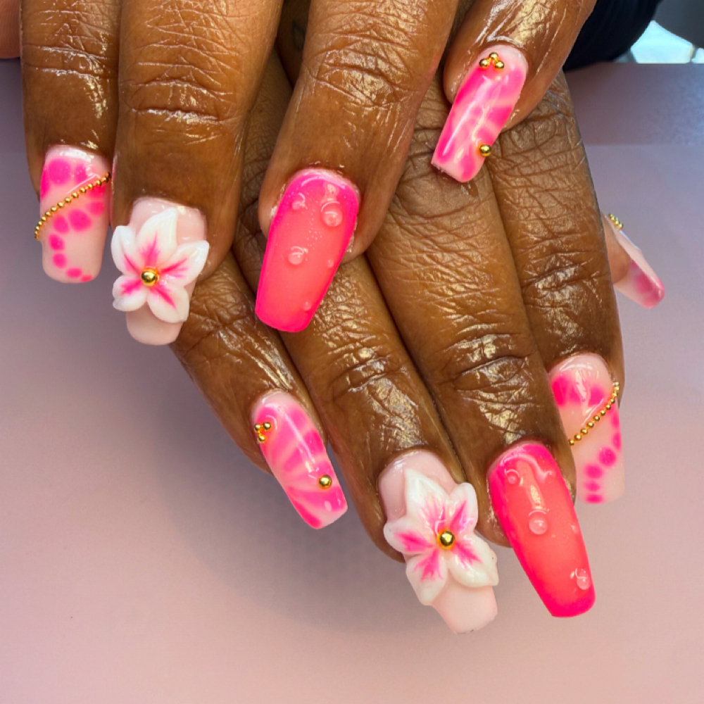 Nail Art Tiers for Kayles at Heartbreak Nail Club in Asheville, NC