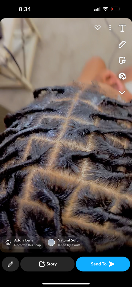 Small Starter Locs at Nays Beauty Parlor in Warrensbug, MO