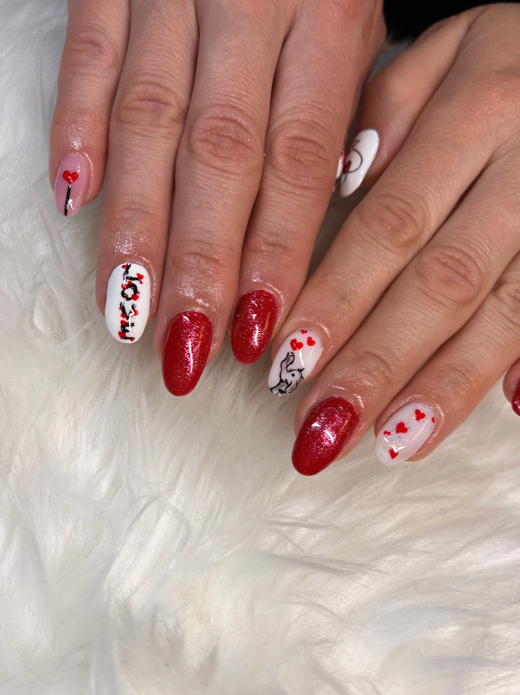 Acrylic Overlay On Natural Nails at Nail Enchantments in River view, MI