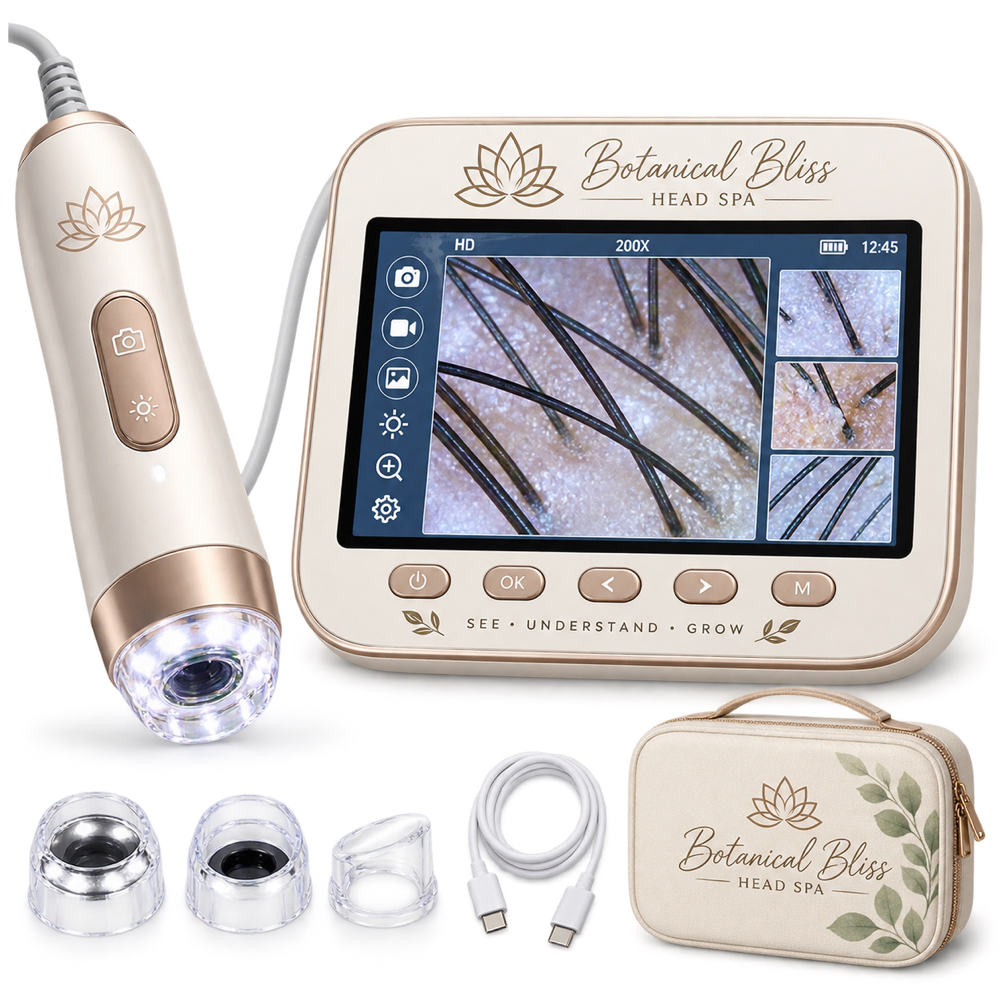 Scalp & Hair Analysis at Botanical Bliss Head Spa in ROCKWELL, NC