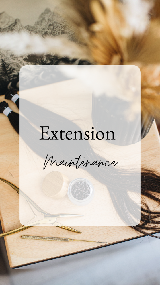 Hair Extension Maintenance