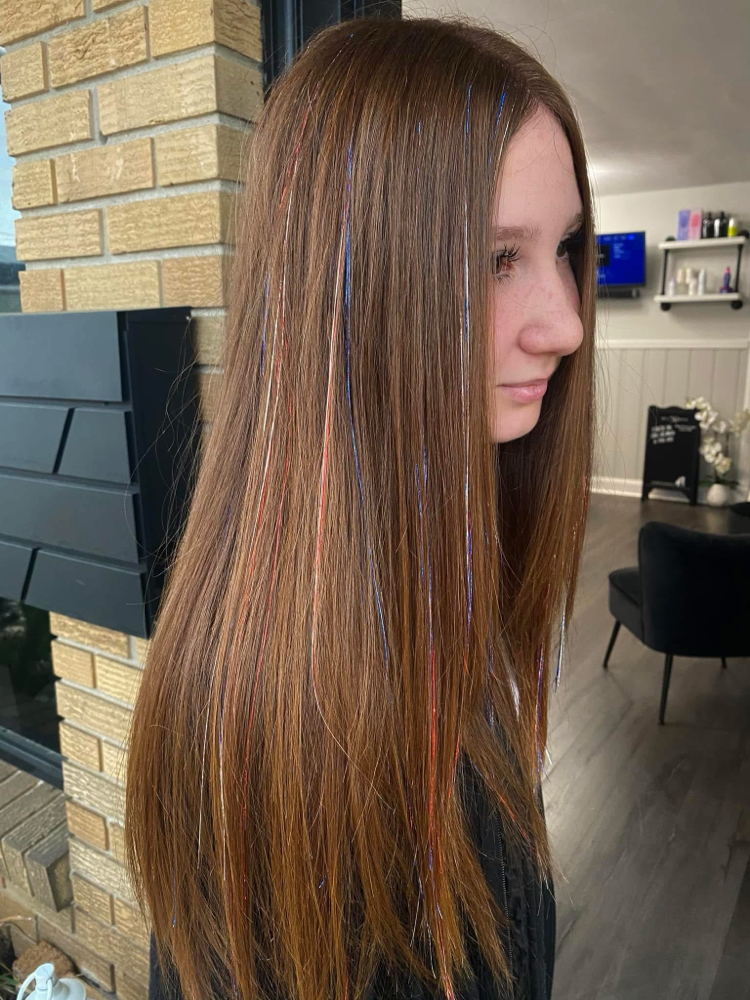 Glitter Tinsel at Hair By Lacie in Marrero, LA