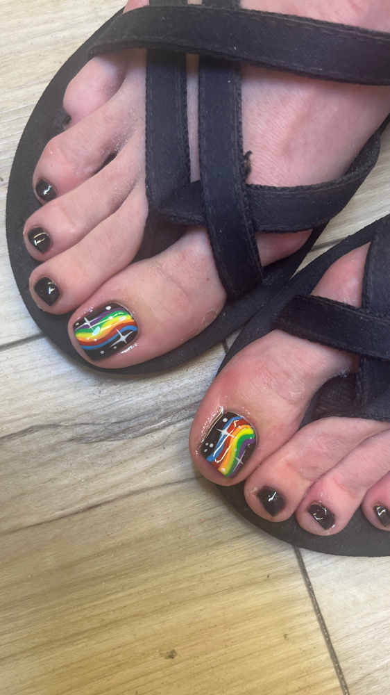 Gel Polish Toes