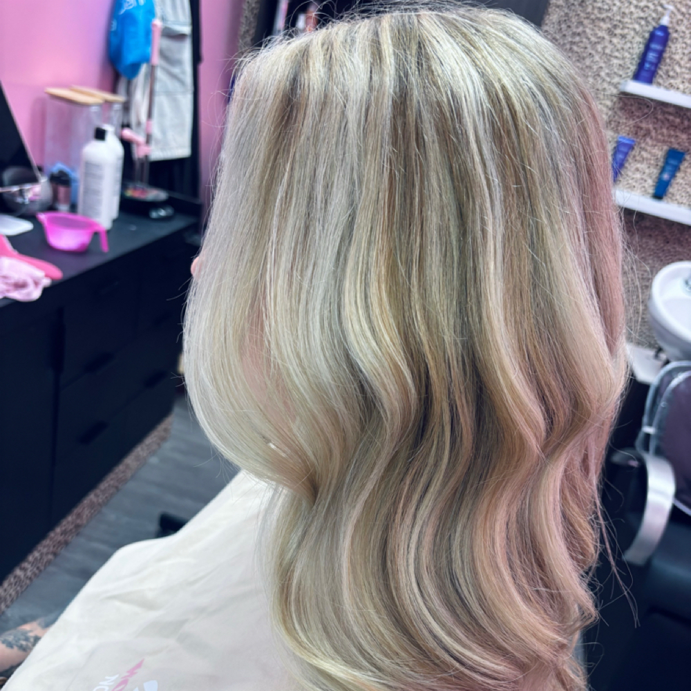 partial highlight & lowlight at KP Hair Studio in columbia, SC