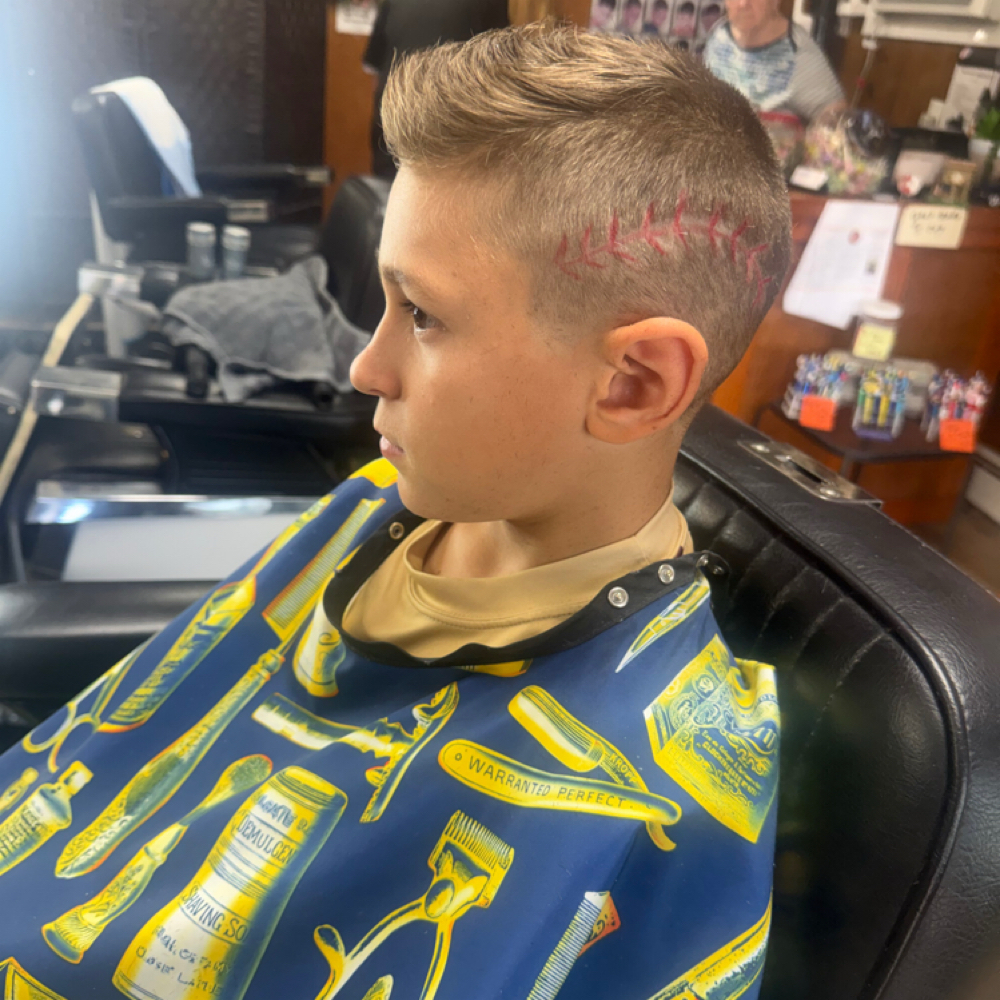 Precision Custom design Add on at Ruffini’s Barbershop in West Grove, PA