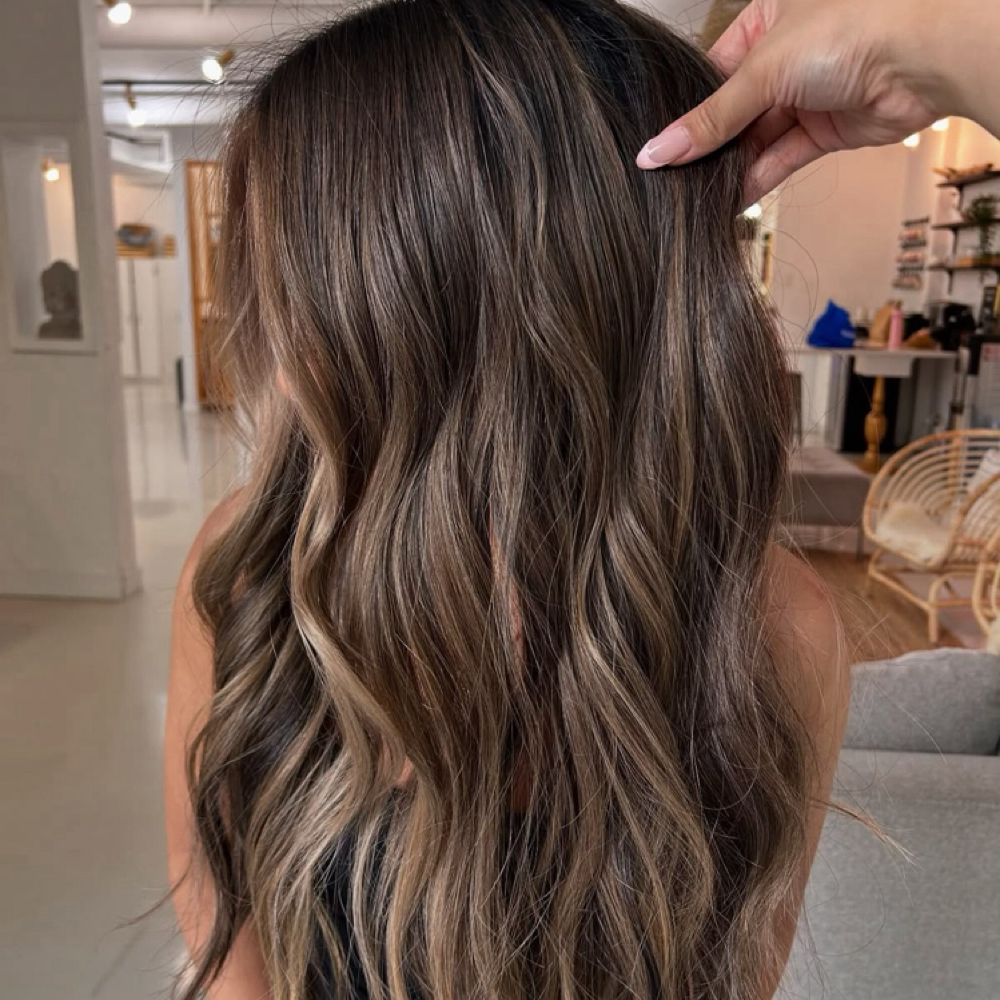 Lived-In Color Balayage at Wally World Beauty in Sherwood, AR