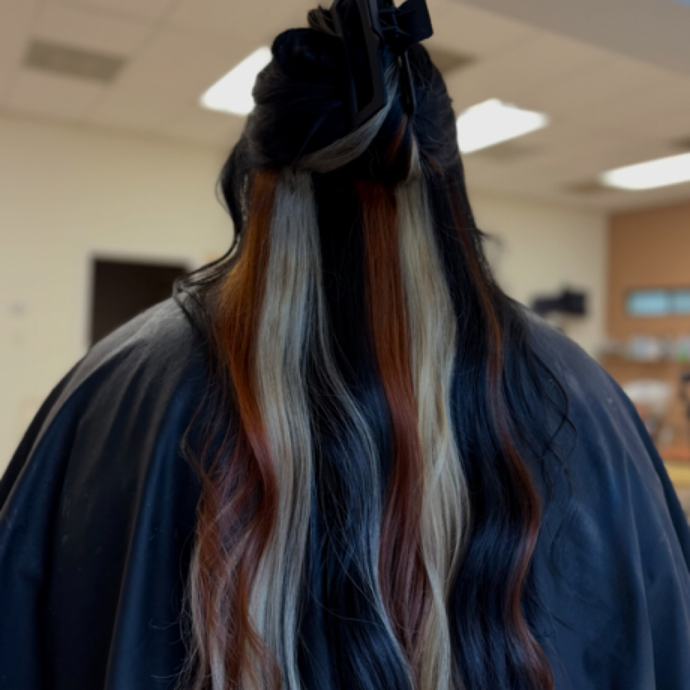 Fashion Color at Feathered Foils By Kaitlyn Lane in Santa Fe, TX