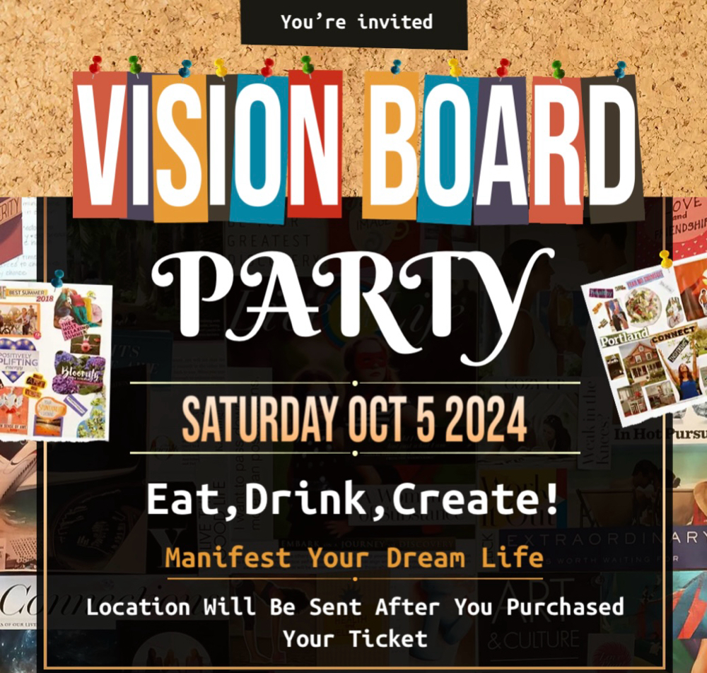 Faith Over Fear Vision Board Party