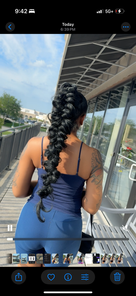 Messy Braid Pony
