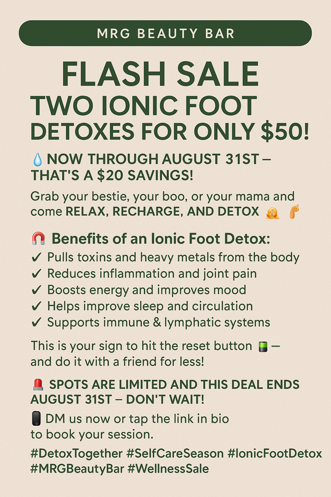 Iomic Foot Detox Sale For 2