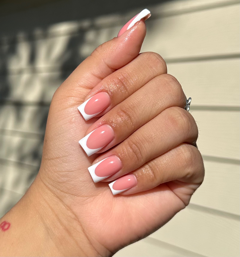 Structured Mani at Natalia’s Glam Studio in Houston, TX