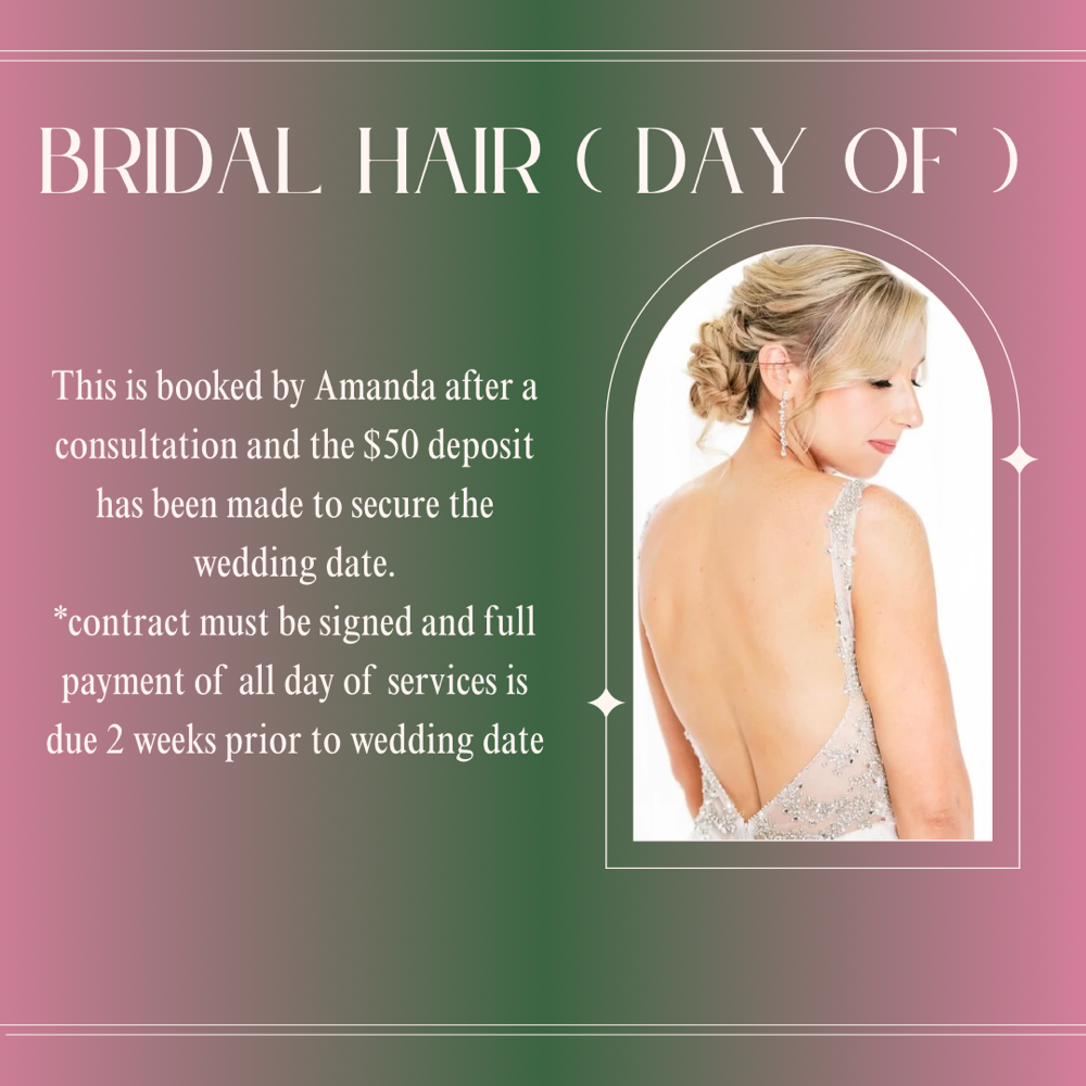 Bridal Hair (Day Of)