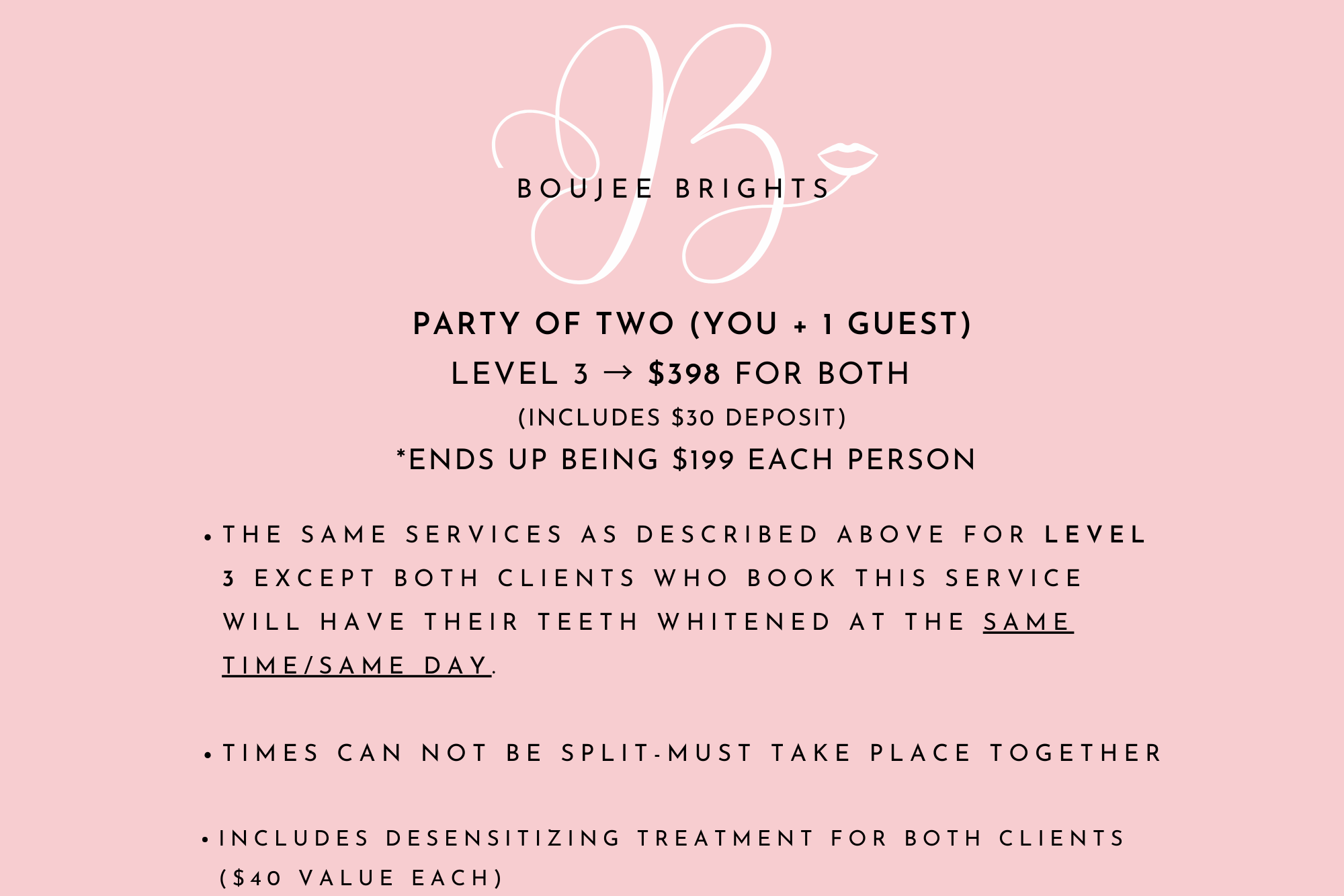 Party of TWO- Level 3 ($199 Each)