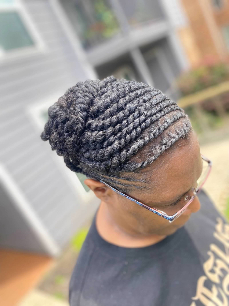 Flat Twist Updo