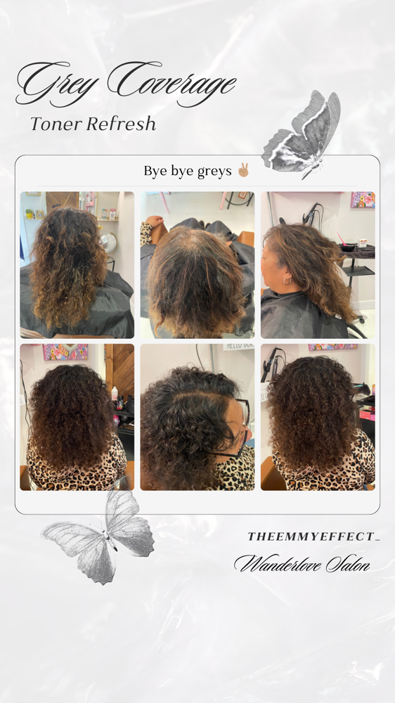 Root Touch-Up, Haircut, Style - EA