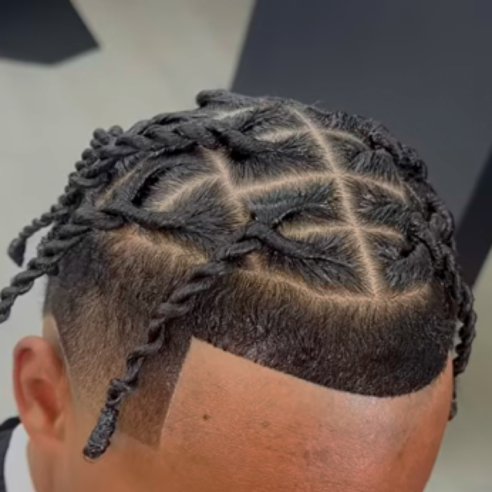 Two Strand Twists (NO ADDED HAIR) at GlammedByReesa in Walnut Creek, CA