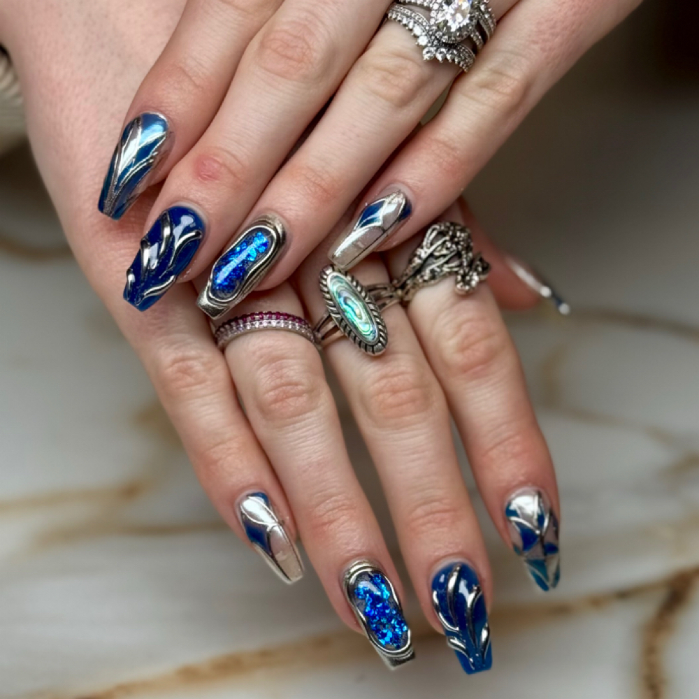 Detailed Designs (10 Nails) at LEXPLICITLY NAILED in Wilmington, OH