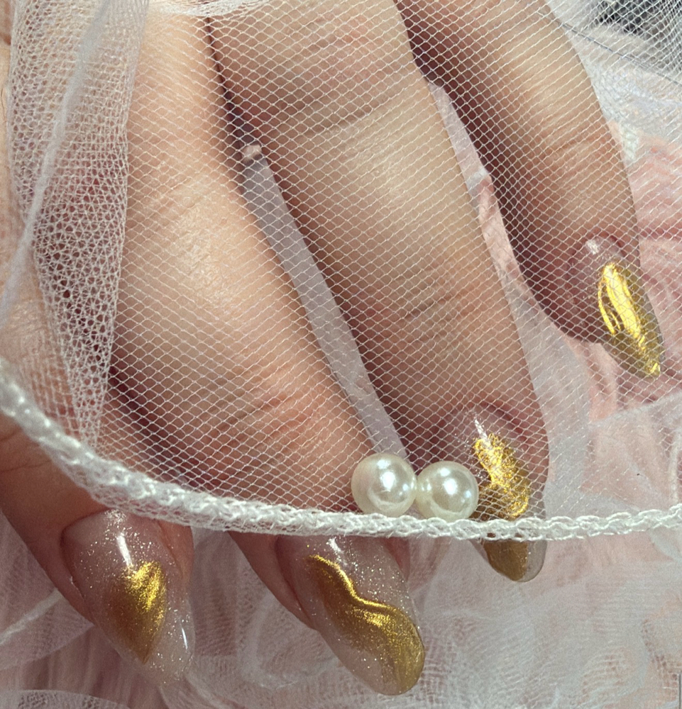 Chrome Nail Art New Set at Yane Beauty_Lounge in Kyle, TX