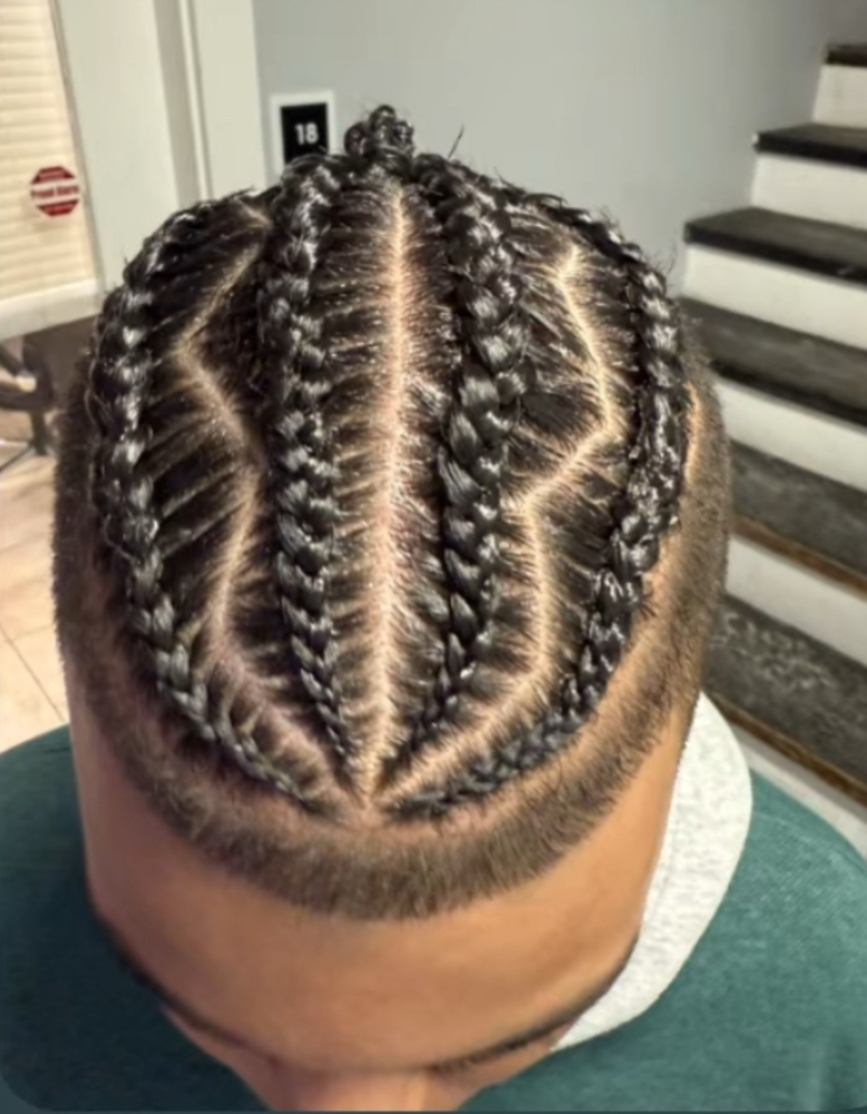 Head Top Only Braids