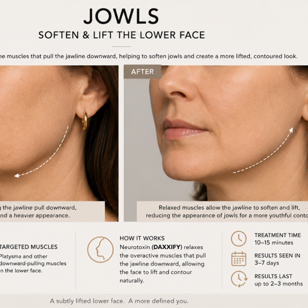 DAXXIFY- Jowls/Papada (15 Units) at Lumé Aesthetics in Pharr, TX