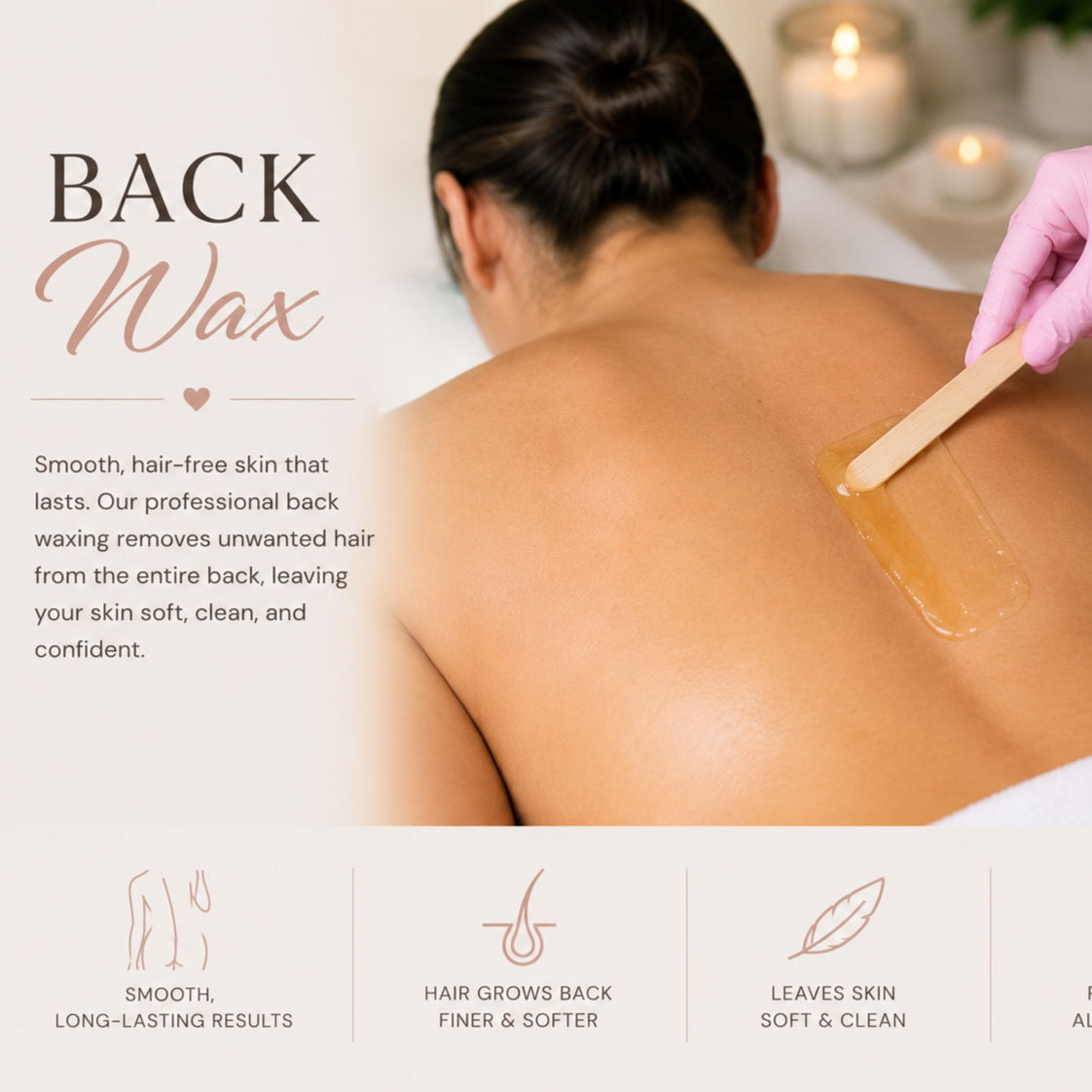 Wax or Sugar - Back + at Skincare By Jessa in EVANS, GA