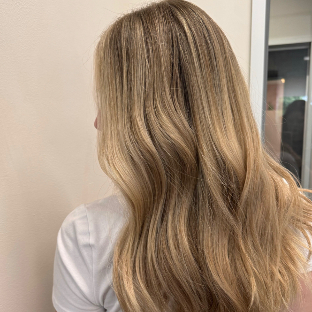 The Signature Lived-In Blonde at Hair with Rachael in Fort Worth, TX