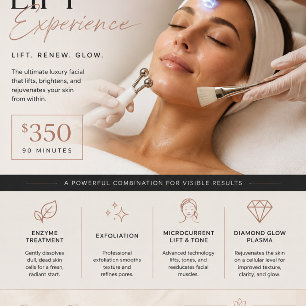 The Diamond Lift Experience at Efflorescence spa in Oakmont, PA
