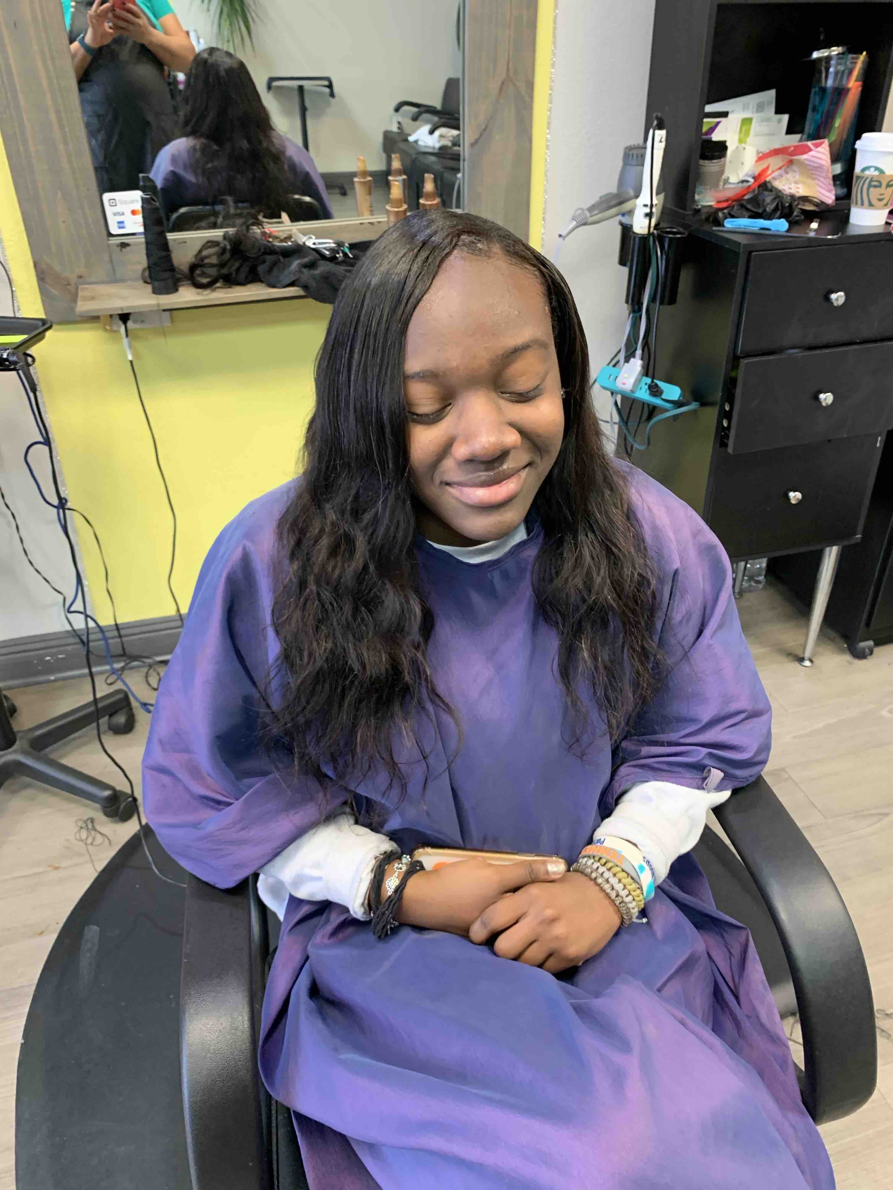 Partial sew in