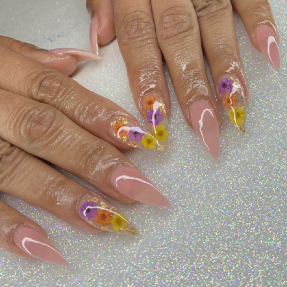 NAIL ART 4 fingers at Glitter Glam Nails By GG in Vacaville, CA