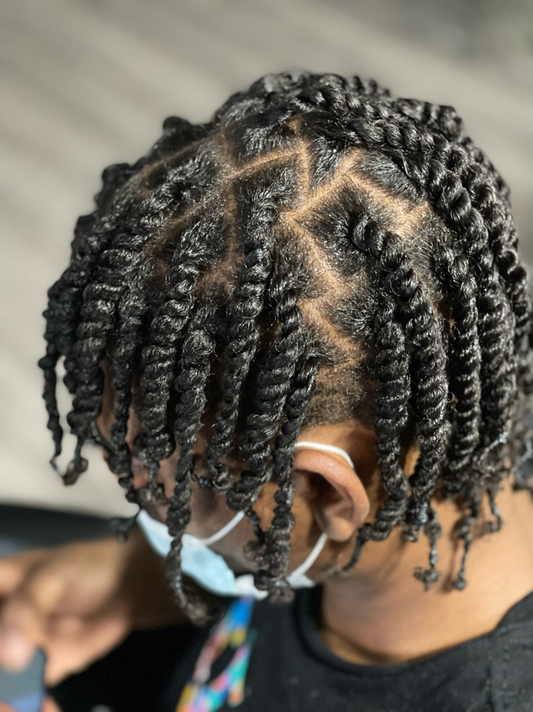 Two Strand Twists on Natural Hair