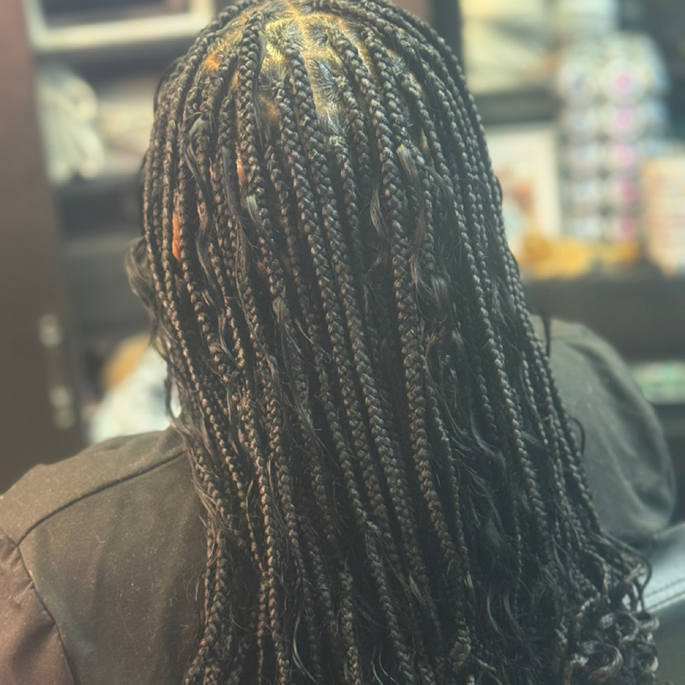 Boho Knotless Braids at B Diva Braids and Locs in Statesville, NC