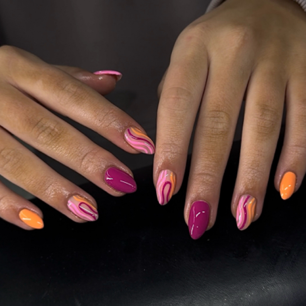 Structured Mani (Lvl 1 Design) at MelodyMakeover in Youngstown, OH