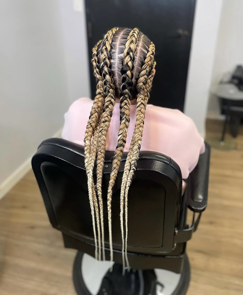 6 Braids (Extensions) at Heavens Braid Galore in Westminister, CO