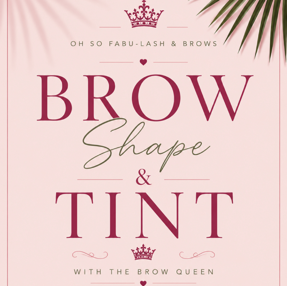 Brow Shape & Tint at Oh So Fabu-Lash & Brows in Delray Beach, FL
