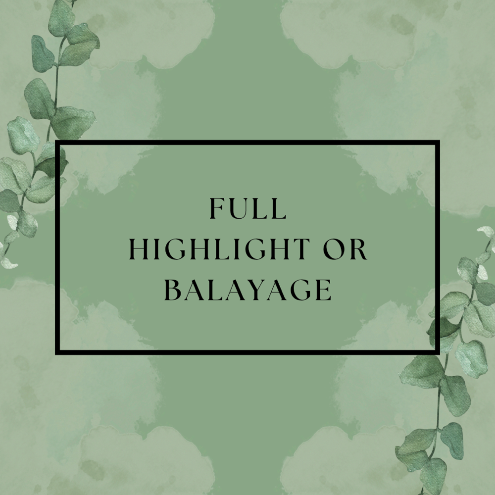 Full Highlight / Balayage